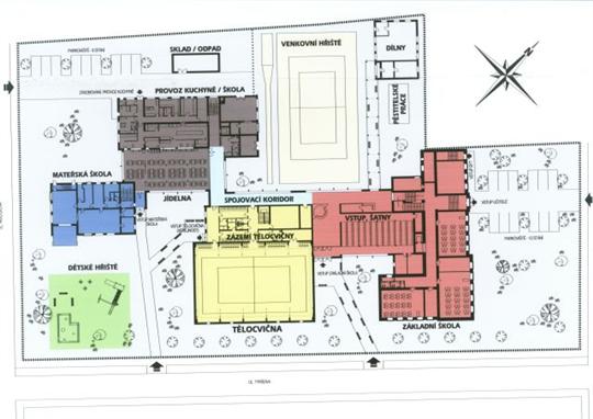 Rekonstrukce školského areálu v Kopidlně