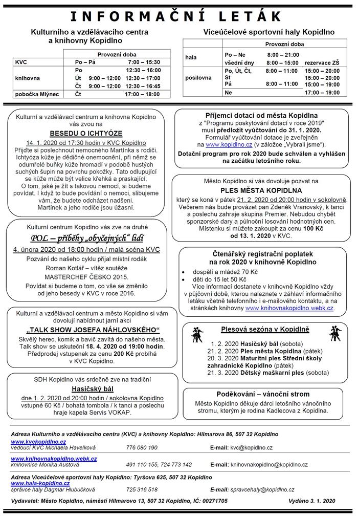 Leták č. 1/2020 - II. str.