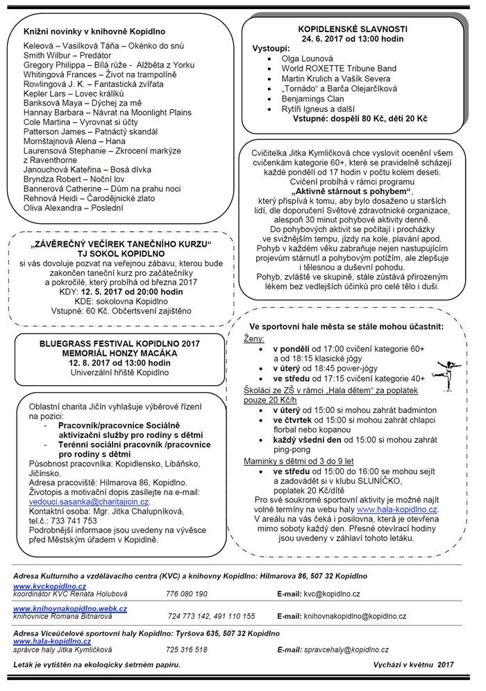 Leták č. 5 - IV. strana