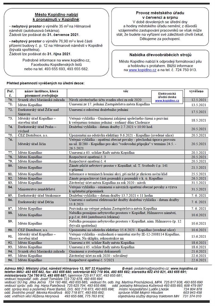 Informační leták č. 7 - str. II.