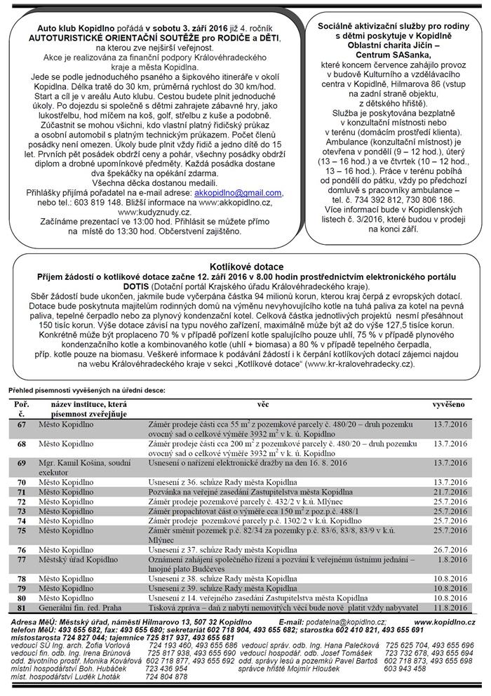 Leták č. 9 - II. strana