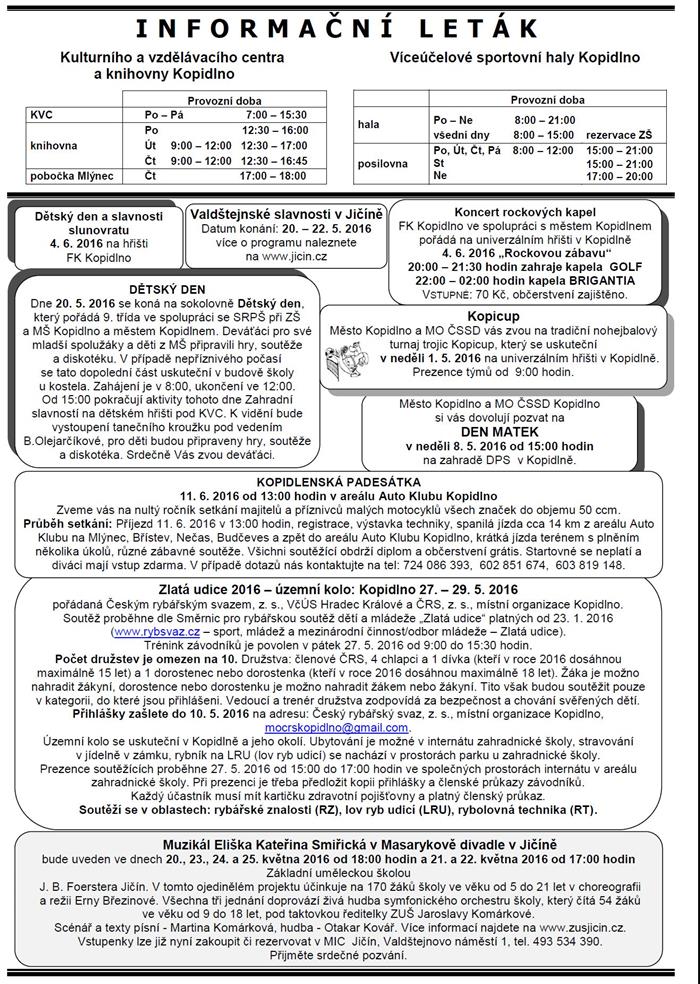 Informační leták - květen 2016 (III. strana)