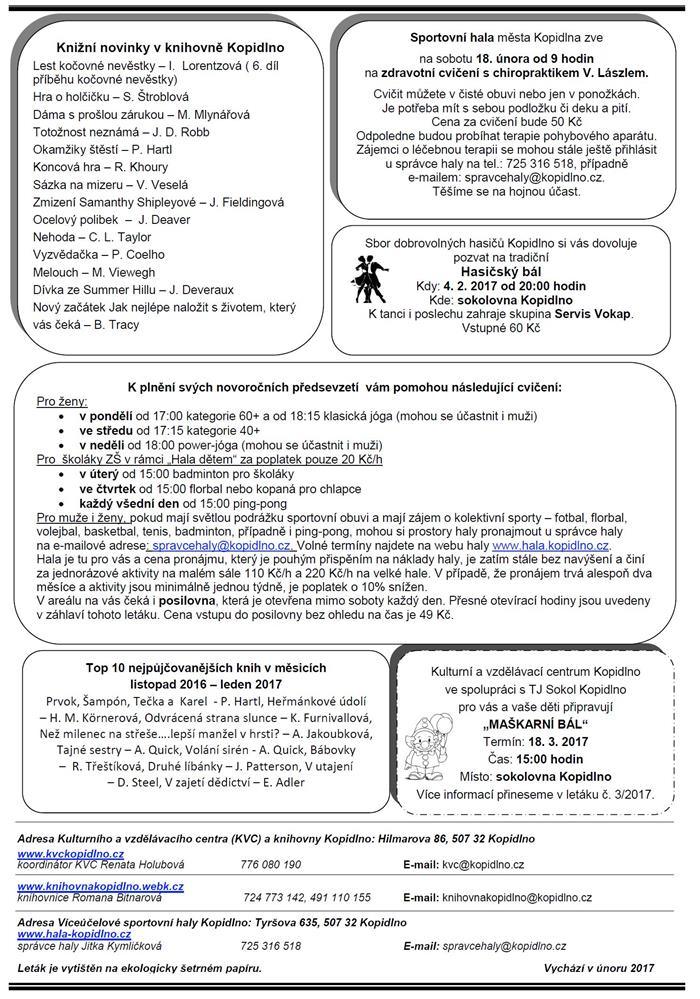 Leták č. 2 - IV. strana