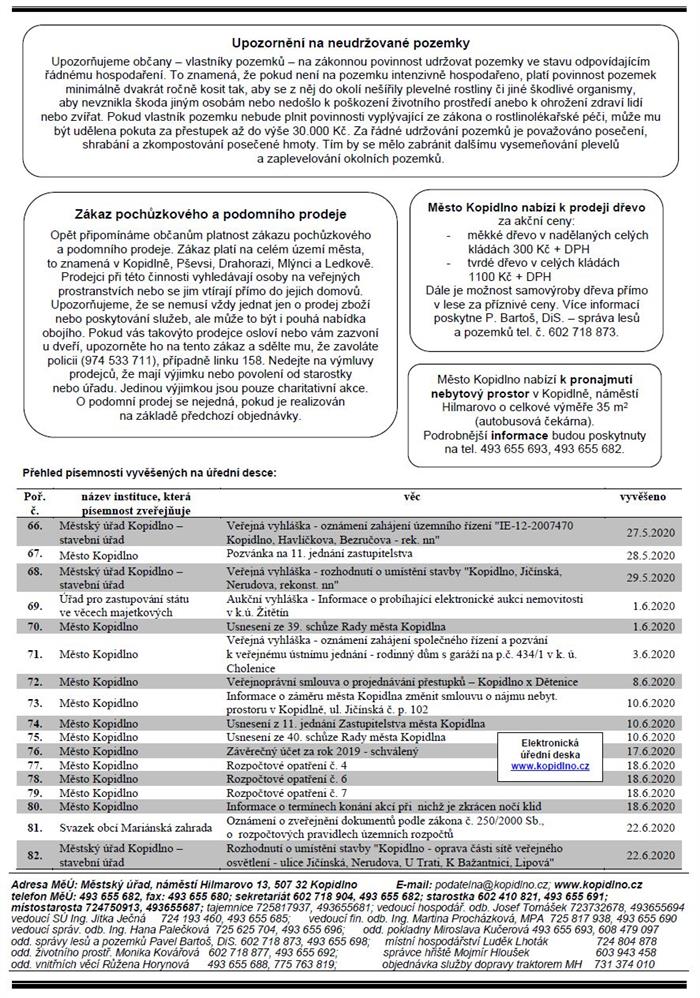 Informační leták č. 7 - II. str.