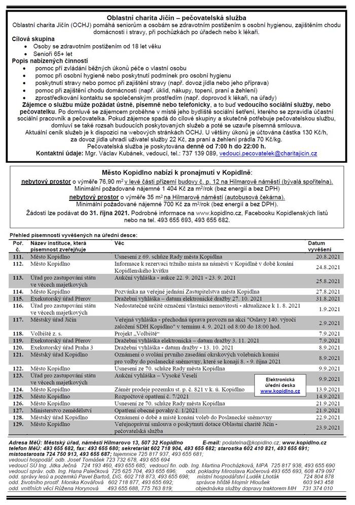 Informační leták č. 10 - str. II.