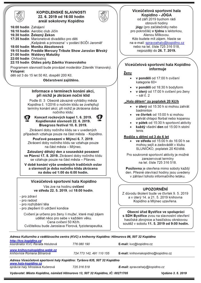 Informační leták č. 5 - IV. str.
