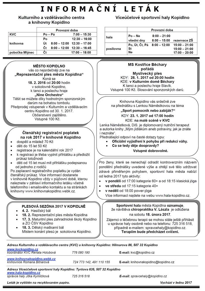 leták č. 1 - II.strana