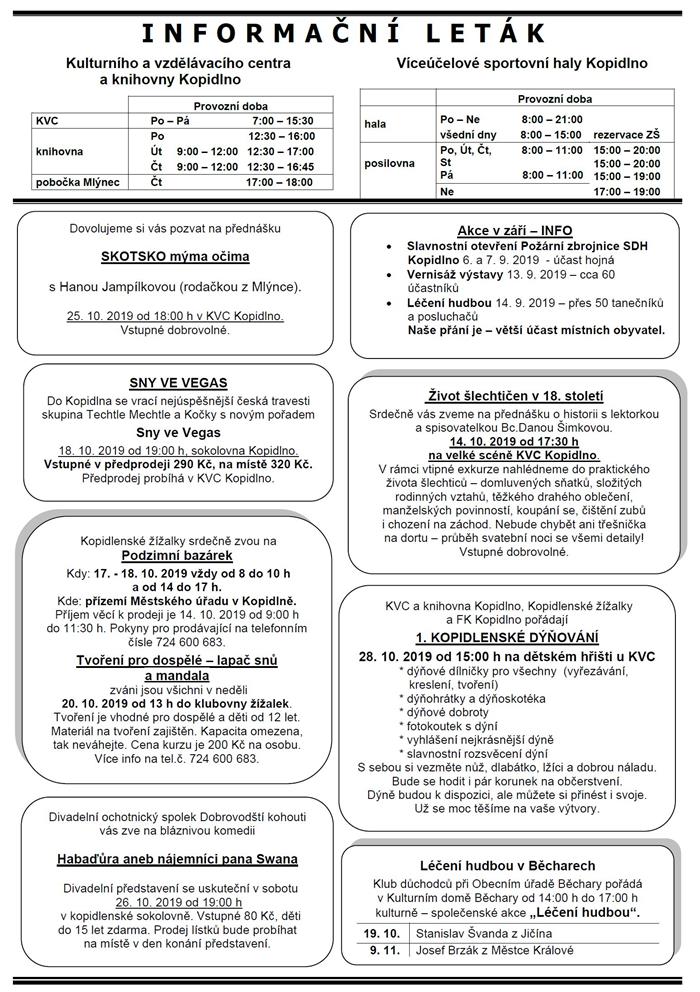 Informační leták č. 10 - III. str.