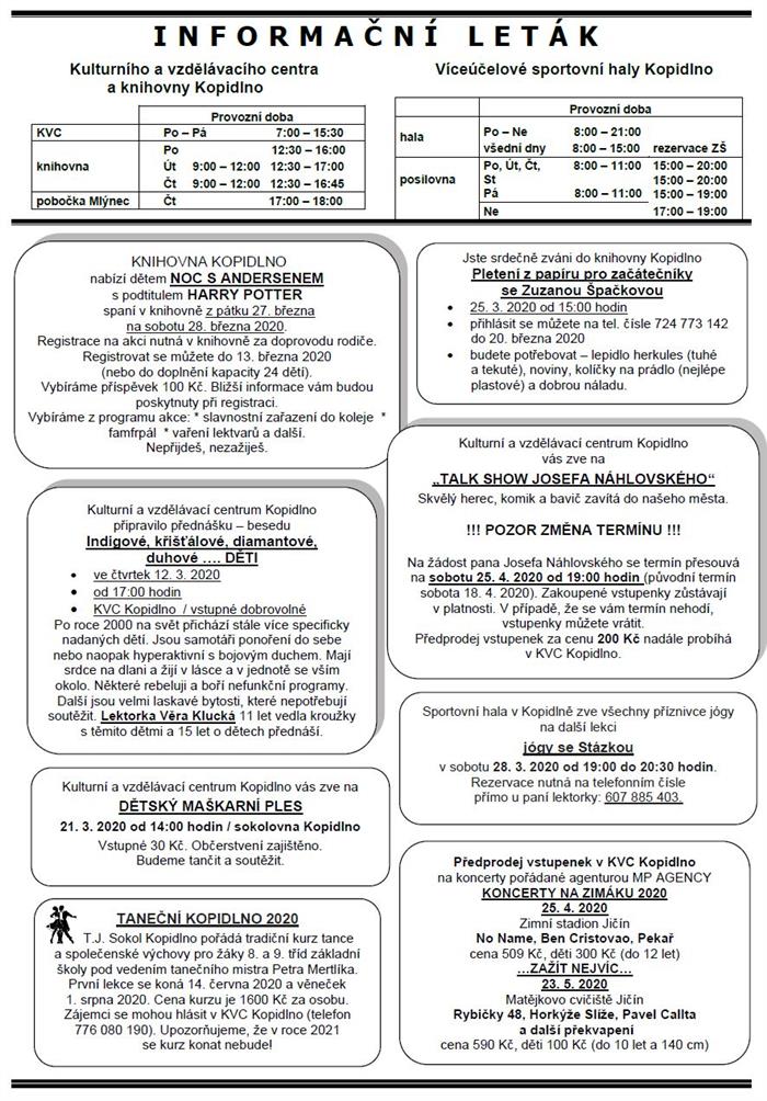 Informační leták č. 3 - III. str.