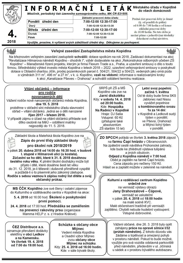 Leták č. 4 - I. str.