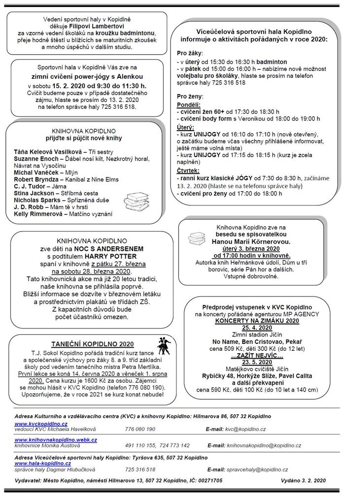 Informační leták č. 2 - IV. str.