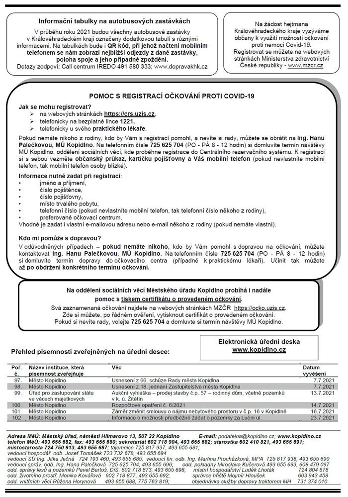 Informační leták č. 8 - str. II.