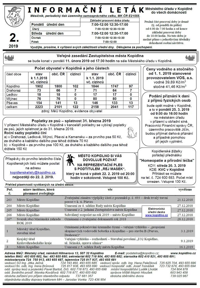 Leták č. 2 - I. str.