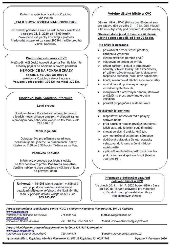 Informační leták č. 7 - IV. str.