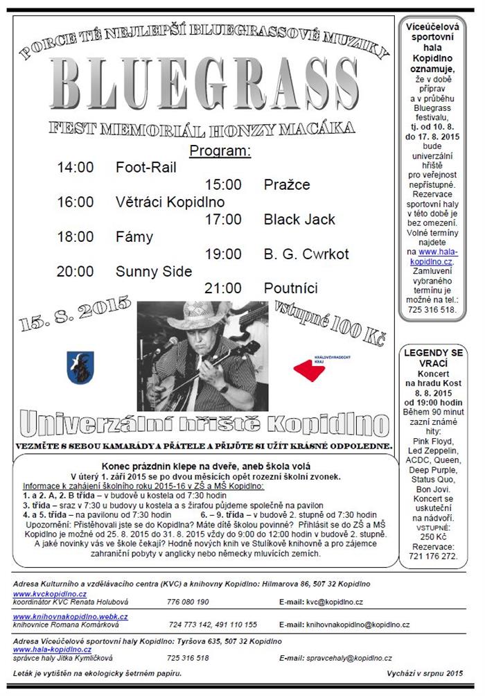 informační leták - srpen 2015