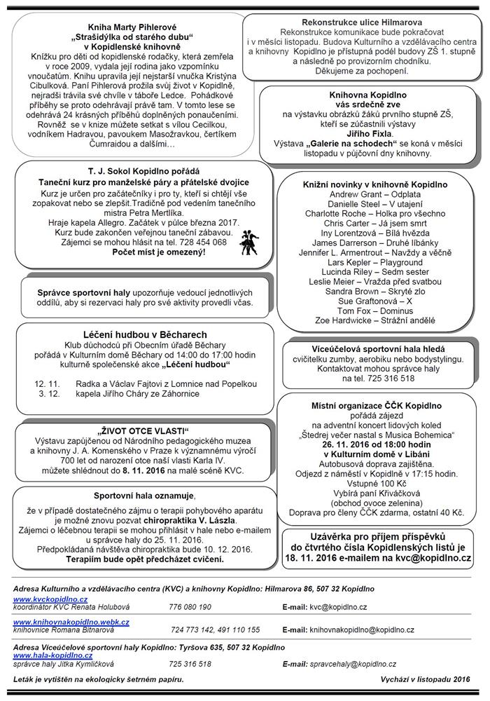 Leták č. 11 - IV. strana