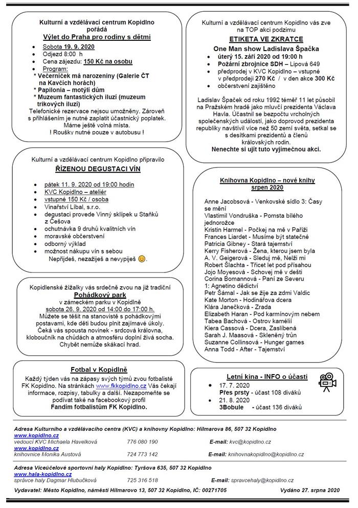 Informační leták č. 9 - IV. str