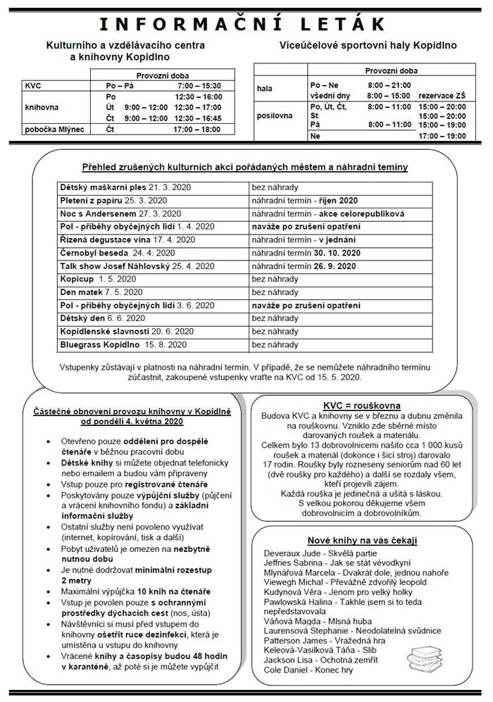 Informační leták č. 5 - III. str.