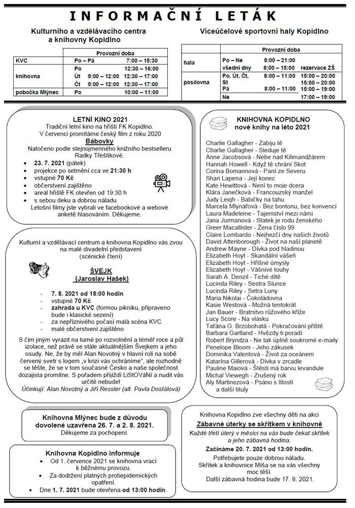 Informační leták č. 7 - str. III.