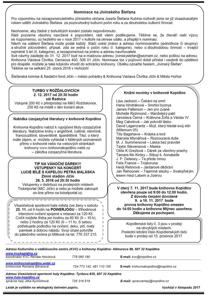 Leták č. 11 - IV. strana