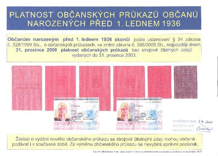 Platnost OP vydaných před 1. lednem 1936