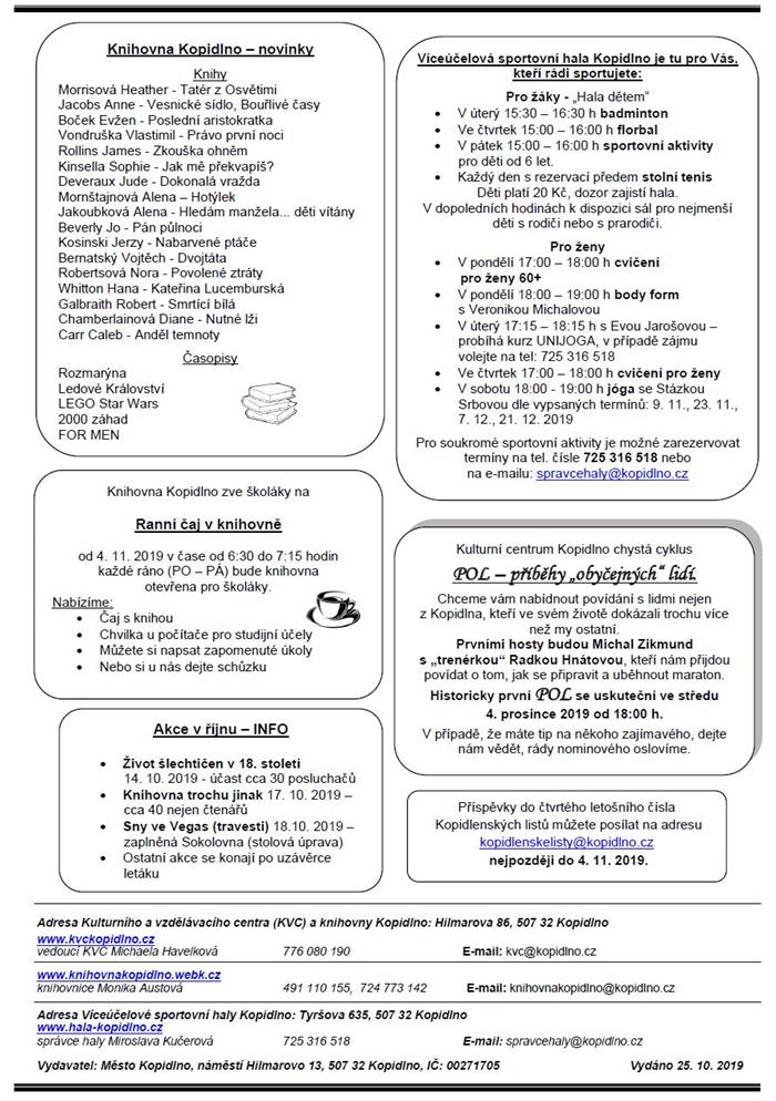 Leták č. 11 - IV. str.