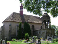 kostel sv. Petra a Pavla v Drahorazi s Božím hrobem