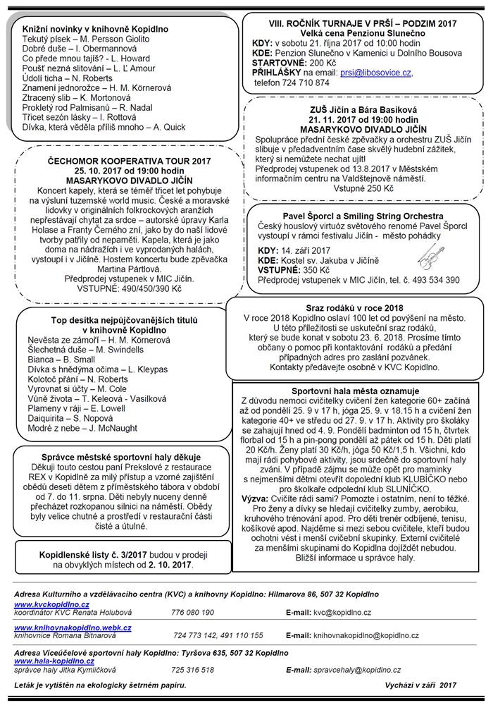 Leták č. 9 - IV. strana