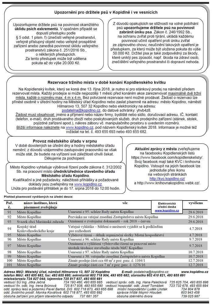 Leták č. 8 - II. str.