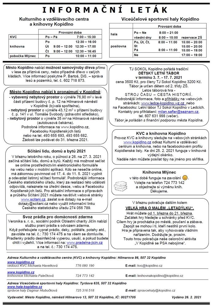 Informační leták č. 3 - str. II.