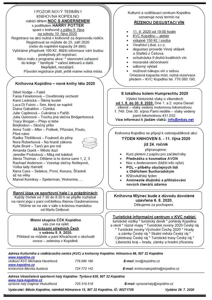 Informační leták č. 8 - IV. str.