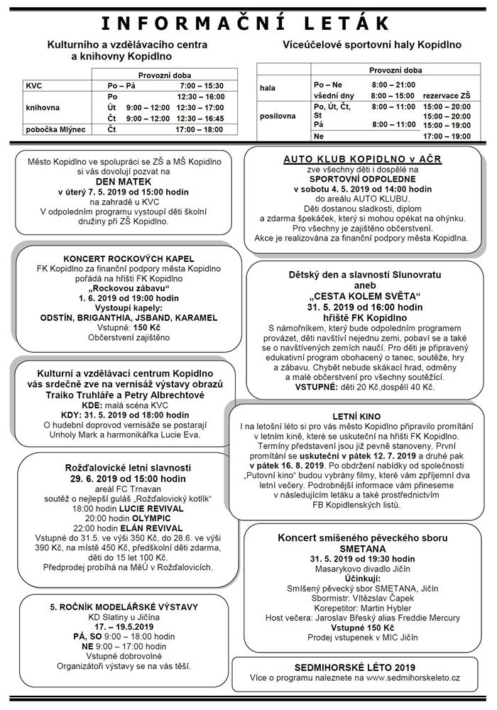 Informační leták č. 5 - III. str.