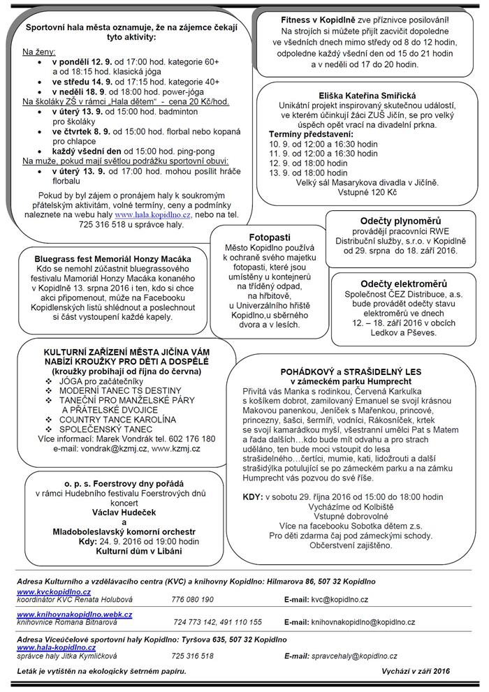 Leták č. 9 - IV. strana