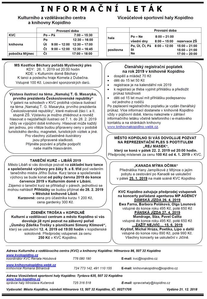 Leták č. 1 - II. str.