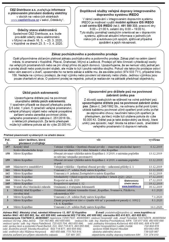 Informační leták č. 2 - II. str.