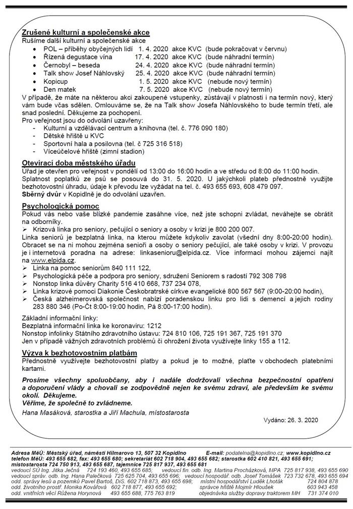 Informační leták č. 4 - II. str.