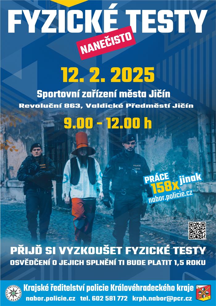 Pozvánka na fyzotesty