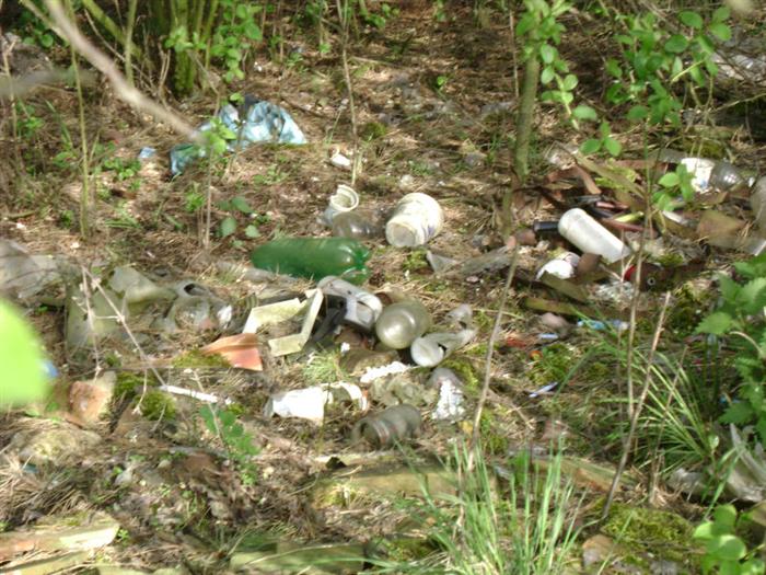 opět skládka v přírodě