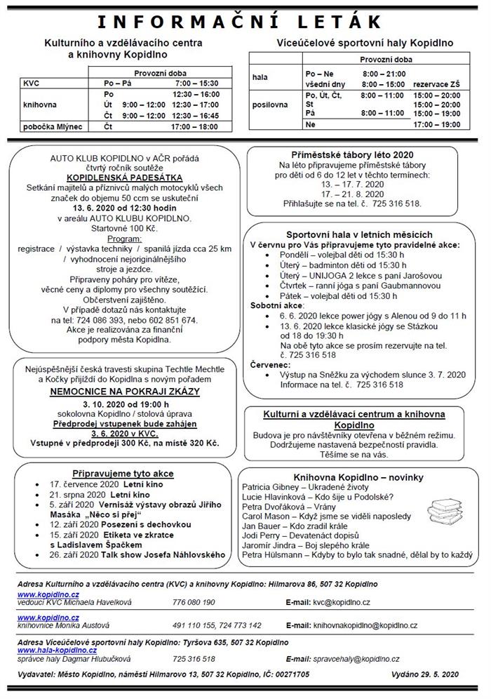 Informační leták č. 6 - II. str.