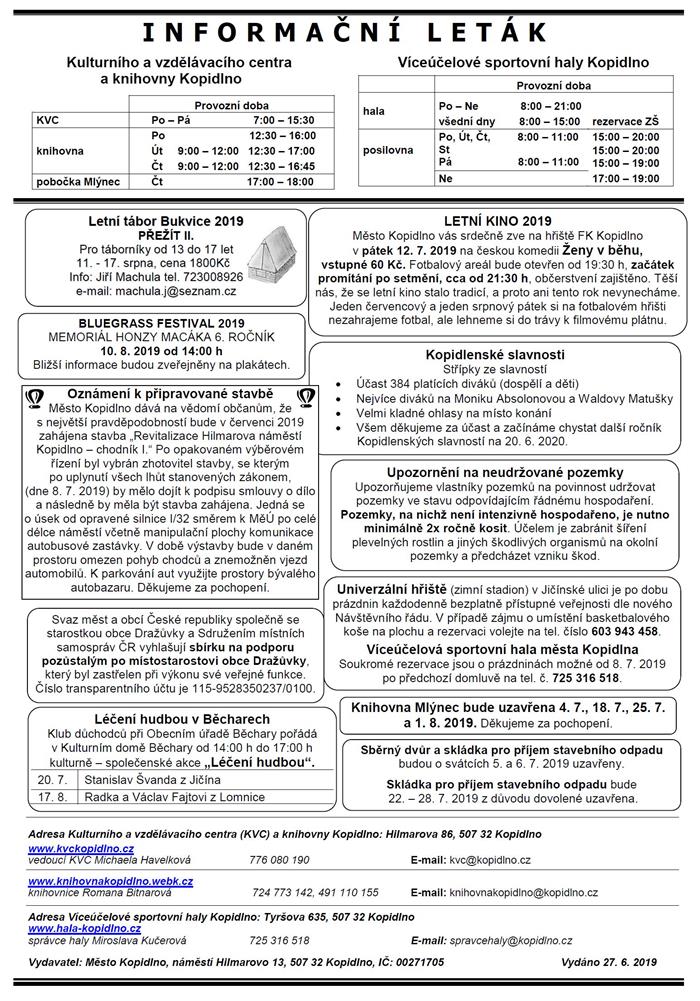 Informační leták č. 7 - II. str.