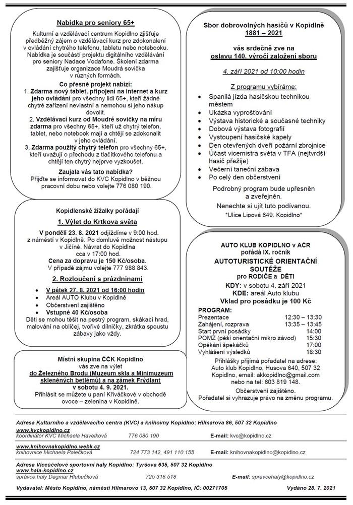 Informační leták č. 8 - str. IV.