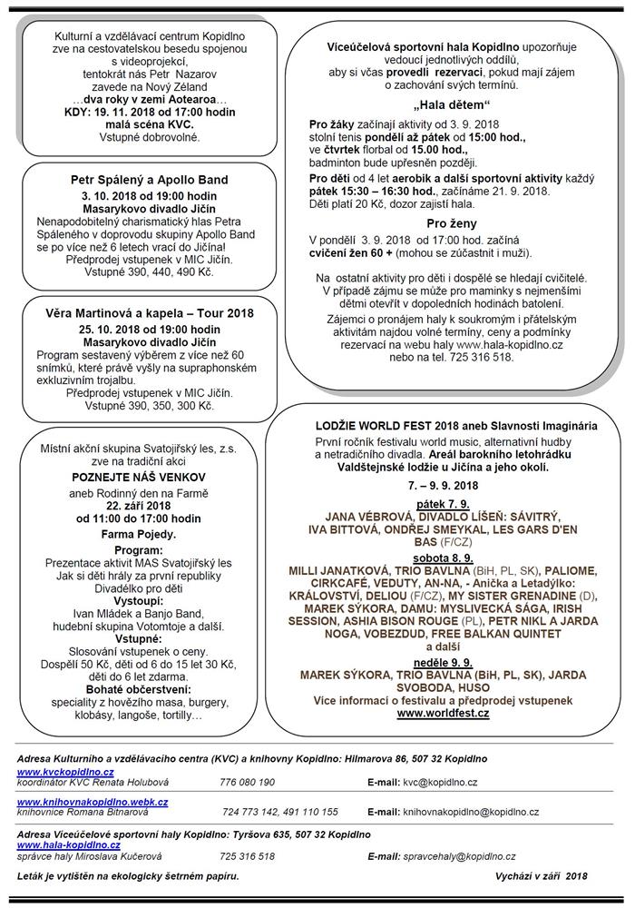 Leták č. 9 - IV. str.